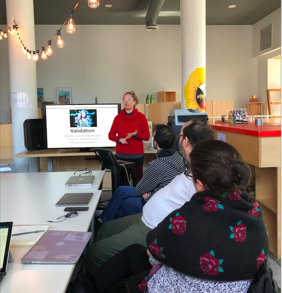 ParkdaleCentre's tweet photo. Today these entrepreneurs completed the intake process. Here they are pitching their progress to begin officially incubating their businesses at Parkdale Centre!
#StartupHere https://t.co/4h3Kk32OGu