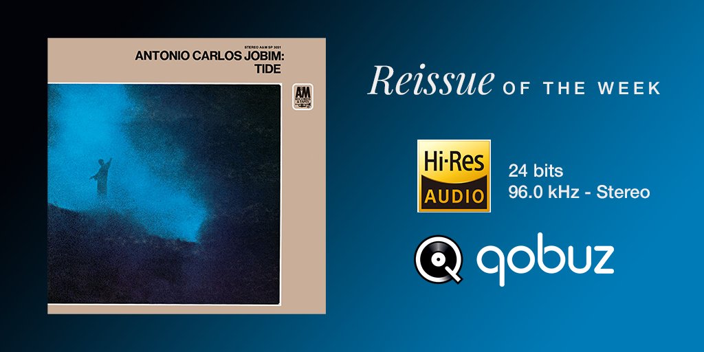 #AntonioCarlosJobim’s Tide is our #ReissueoftheWeek for the second week in a row! Discover this collection available in #highdefinition 🎷
qob.uz/tide

#qobuz #reissue #musiclovers #hires #soundqualitymatters #musicstreaming #downloadmusic #bossanova #jazz #jazzmusic
