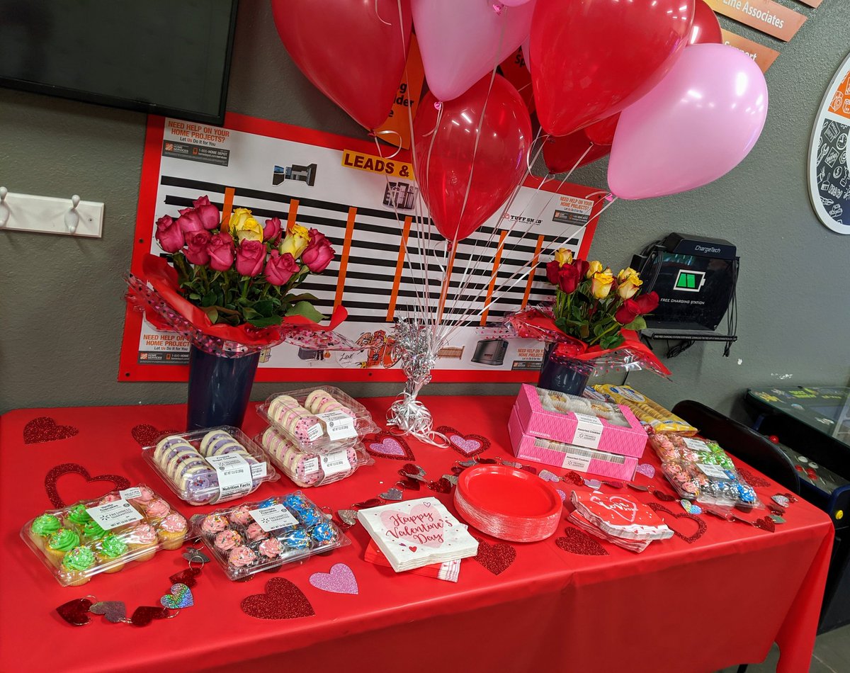 Celebrating Valentine's Day at 6554 with some sweet treats!!