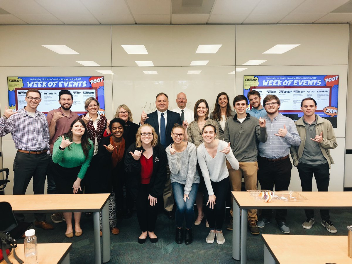UofSC_SPA's tweet photo. There are so many reasons why we love @uofschesa! Highly accomplished cohorts, professional development opportunities, a deep value for tradition, and so much more! #uofschesa #GARP2020 #happyvalentinesday https://t.co/y4ZoEinHud