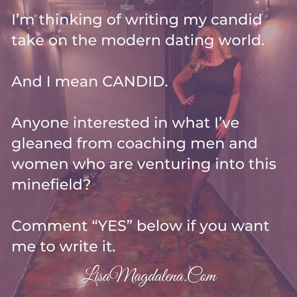 The more YES comments I get, the more I’ll be persuaded! 
Share away, petals. Let’s see what interest we create!

#emotionalintelligence #lisamagdalena  #behappy #beyou #beyourbestyou #exjw #exjws #exjwlife #exjwcriticalthinker #exjwsupport #confidence #selfworth #badassselflove