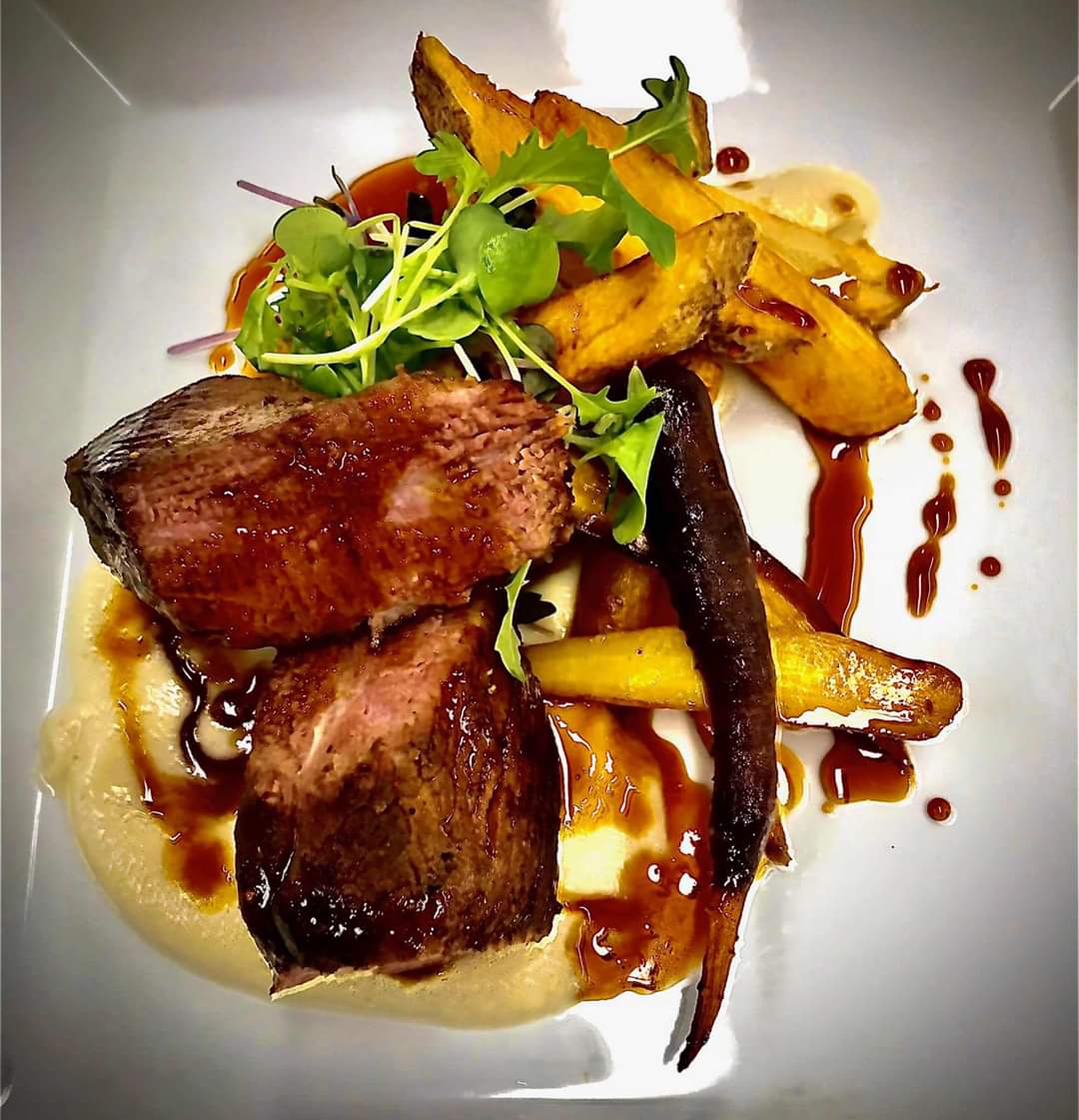 Dinner is served! Join us tonight &amp; tomorrow for Valentine's Day Dinner 

Our Culinary Team has crafted a savory 3-course meal for you to enjoy while taking in a romantic atmosphere.

Reservations recommended: 506.457.7000
📷: Seared Salmon, Duck Confit, 50 hour sous vide Brisket