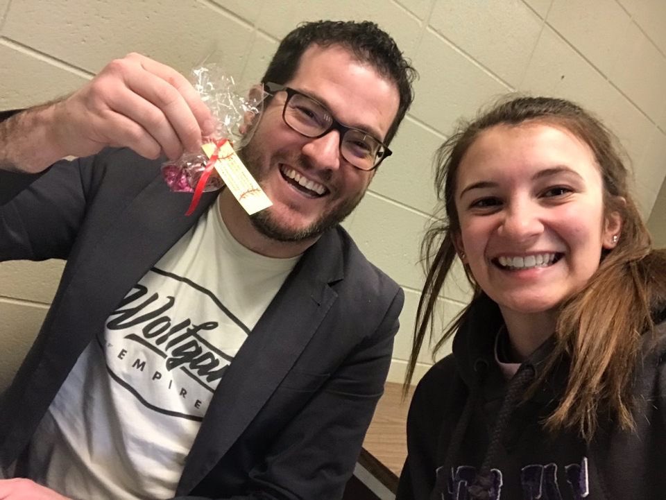 USFCougarsSB's tweet photo. We don’t know if our kids or our professors are having more fun with Valentine’s Day #PicsWithAProf! #SCR17TY2020 https://t.co/iJxayo5BDw