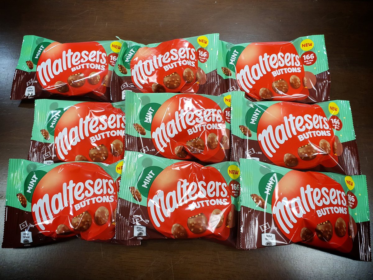 New Malteser Mint Buttons available in-store now! 😋
