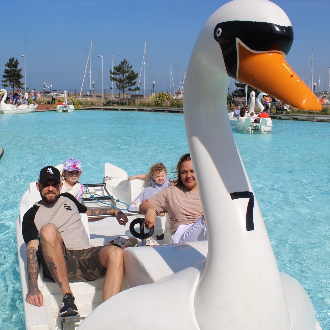 Planning a day of family fun? Look no further than our family pass.

Includes: 
✅ 1 x family pass for the Pickie Puffer
✅ 1 x family pass for crazy golf
✅ 1 x pedalo swan
✅ 2 x disco ducks or 4 x ice-creams

Available online ONLY for £17.50. Book now: ow.ly/6o7c50ymBjV