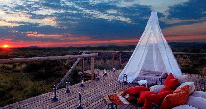 Most romantic spots in Africa for Valentine's Day? A review of tourist websites directs you to expensive resorts and hotels. But the truth is, anyplace with a stunning view of the sunset or evening stars is perfect.