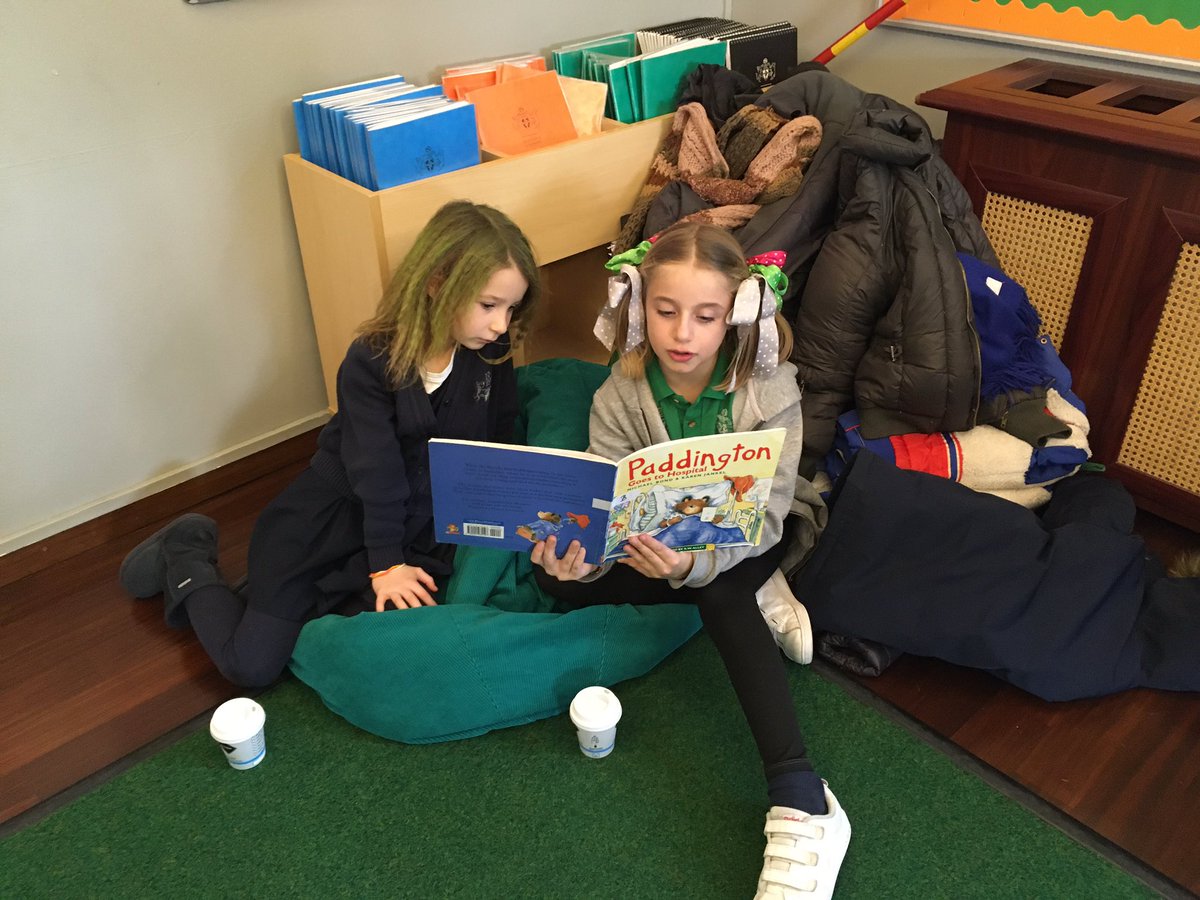 BSB_KS2's tweet photo. Year 5 and Year 1 had a lovely morning together. They read stories and shared some delicious hot chocolate as part of #Friendshipweek @britishschoolro https://t.co/HzecqzOxIz