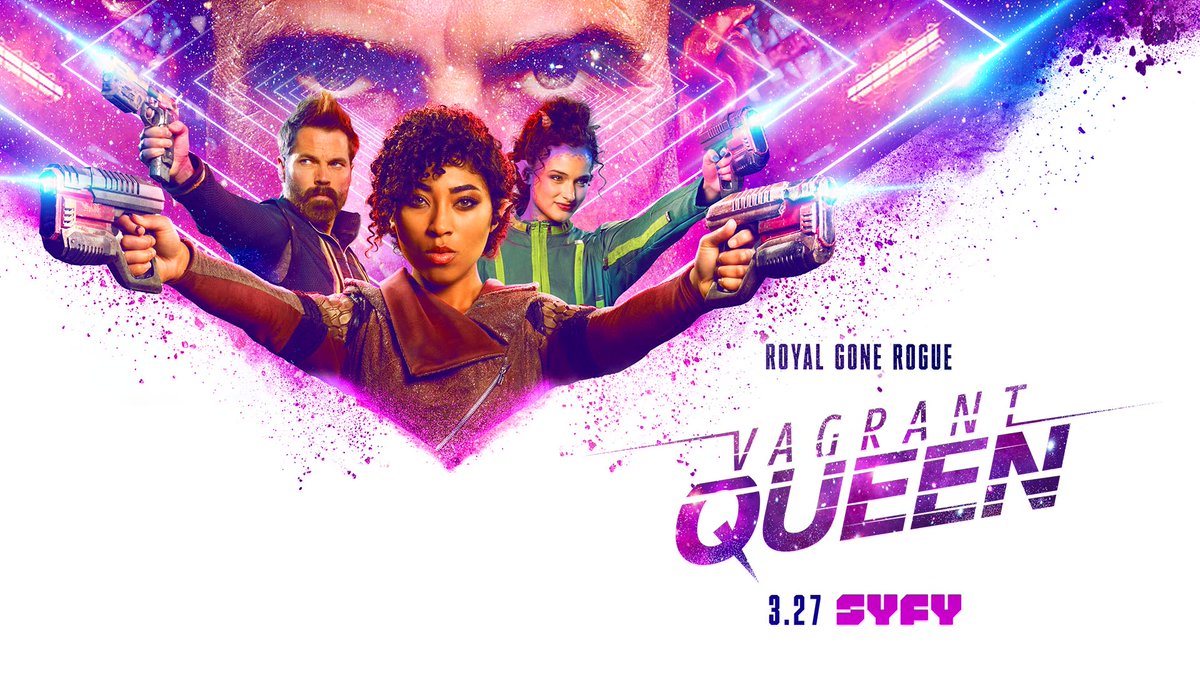 Not all queens behave like royalty 🤘

Get ready to meet our #VagrantQueen, coming to SYFY on March 27.