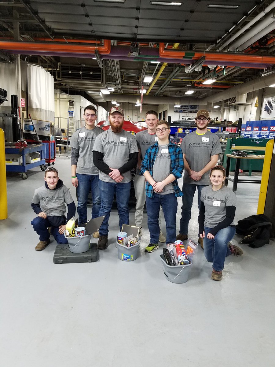 SWWCAuto's tweet photo. A great day for the SWWC Automotive Technology Skills USA team.  Abby Martin 2nd place brakes, Dan Caroen 3rd place Master Technician  and John Hughes 3rd place automotive electronics. Today's regional competition was held at WCC. https://t.co/H9UvTWA5AC