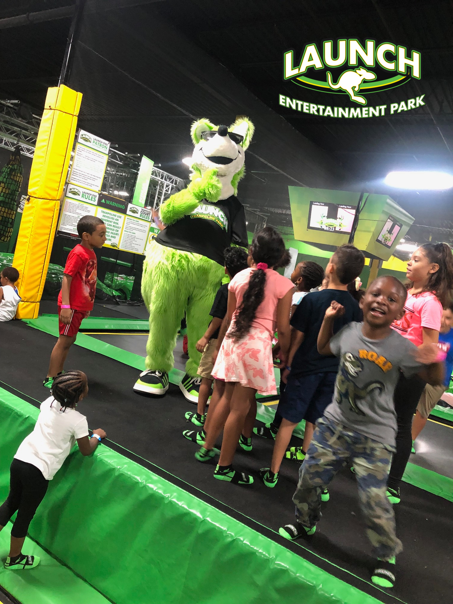 Launch trampoline cheap park price