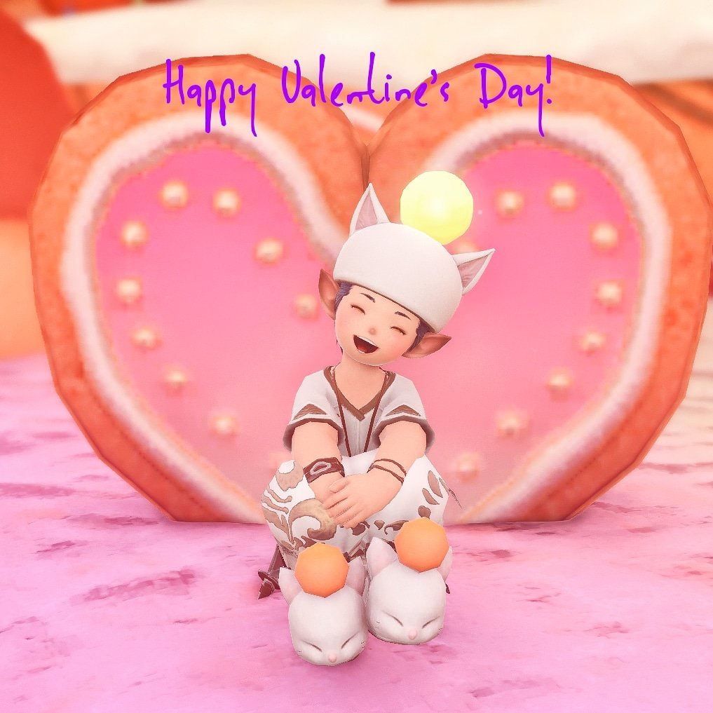 Happy Valentine's Day!#finalfantasyxiv #lala #lalafell #lalafan #cute #finalfantasy #lalafelllife #ffxiv #cutie #justlalafellthings #happy  #finalfantasy14 #adorable #おはララ #GPOSERS #ValentinesDay2019