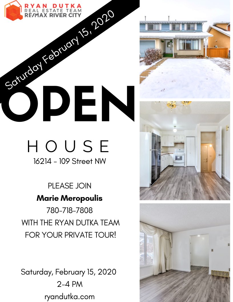 RyanDutka_'s tweet photo. #OpenHouse  #Saturday,   #DutkaTeam #renovated  #ready #home in  #Baturyn #yegrealtor #RyanDutka #remax #realestate #Sold #listingagent https://t.co/AqbxWyrYD7