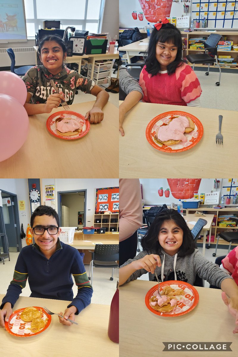 Ms_Manalis's tweet image. Happy Valentine&apos;s Day from all of us!❤💗💜💘💝 #ddclass #family #spiritday @BerylFordPS @PeelSchools