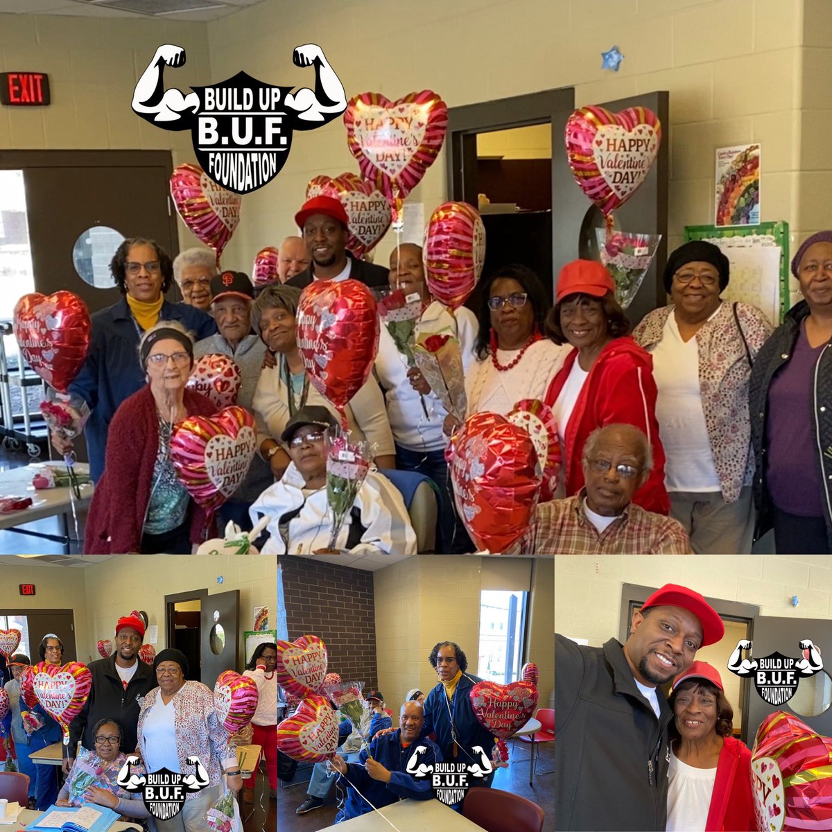Decided to Bless a group of Senior Citizens on Valentines Day! #BUF