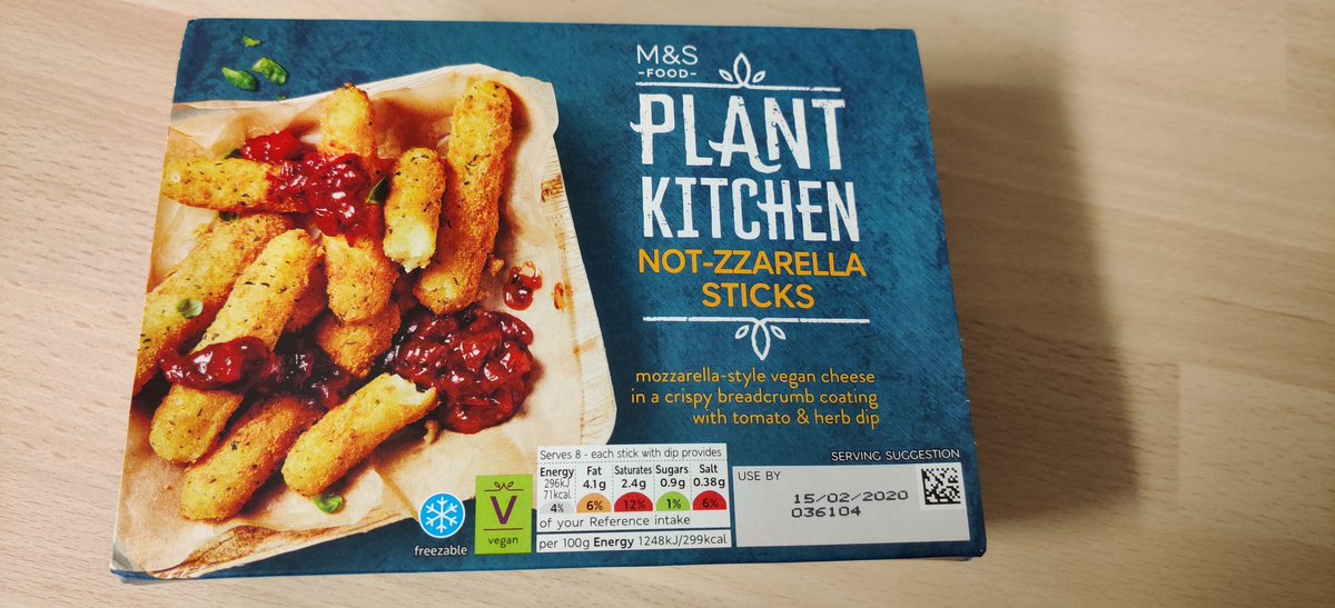 FoodIdeasForPKU's tweet photo. These look good 😋 Not-zerella sticks from @marksandspencer. They are 0.5g per stick, so half an exchange for one. And they come with a dip. @NSPKU  #lowpro #pku #nspku https://t.co/RczQszKpeg
