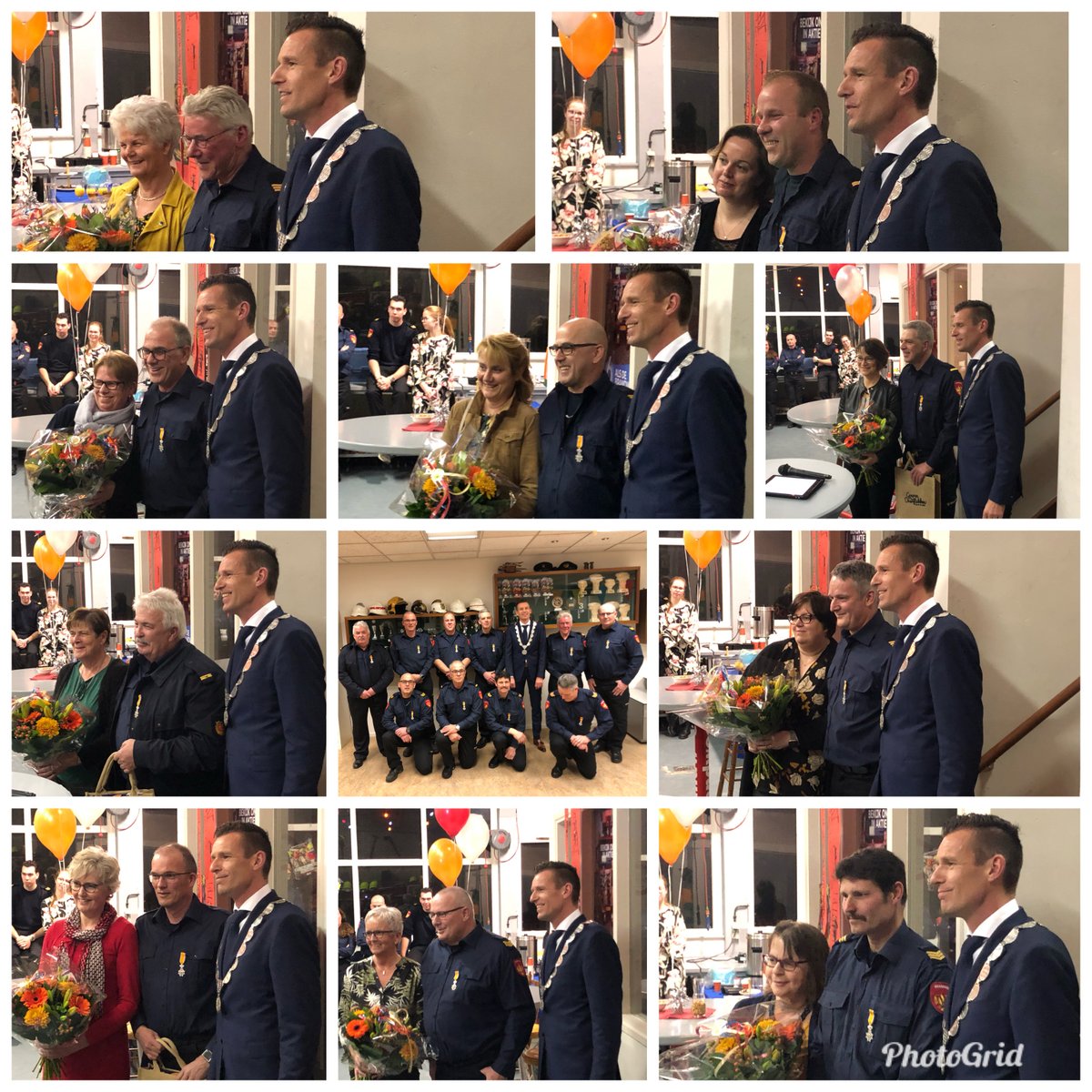 Een feestelijke avond met een Koninklijk tintje omdat het Zijne Majesteit de Koning heeft behaagd om 10 leden van de blusgroep Herkingen, Melissant en Dirksland te benoemen tot lid in de Orde van Oranje-Nassau. Erkenning en waardering voor meer dan 20 jaar vrijwillig brandweerman