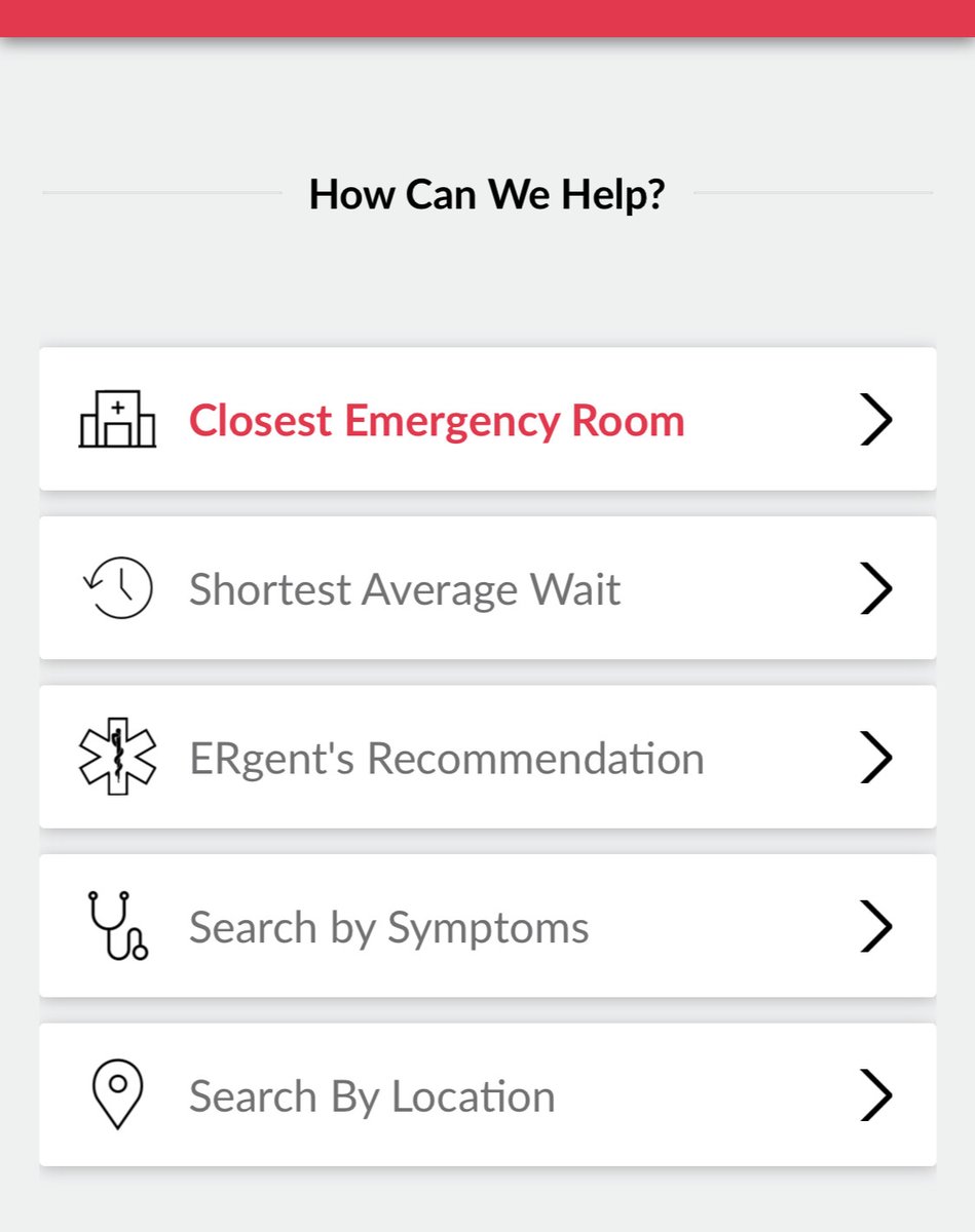 ERgentApp's tweet photo. ERgent has a new look! We added 2 new features - Nearest ER and Shortest Average Wait Time! With this update, the user can get info on #ERs all across the #US, and will help provide secondary support to #healthcare #providers and #EMS! Check #ERgent out! https://t.co/G91CkbNvqj https://t.co/4aDtWagoyo