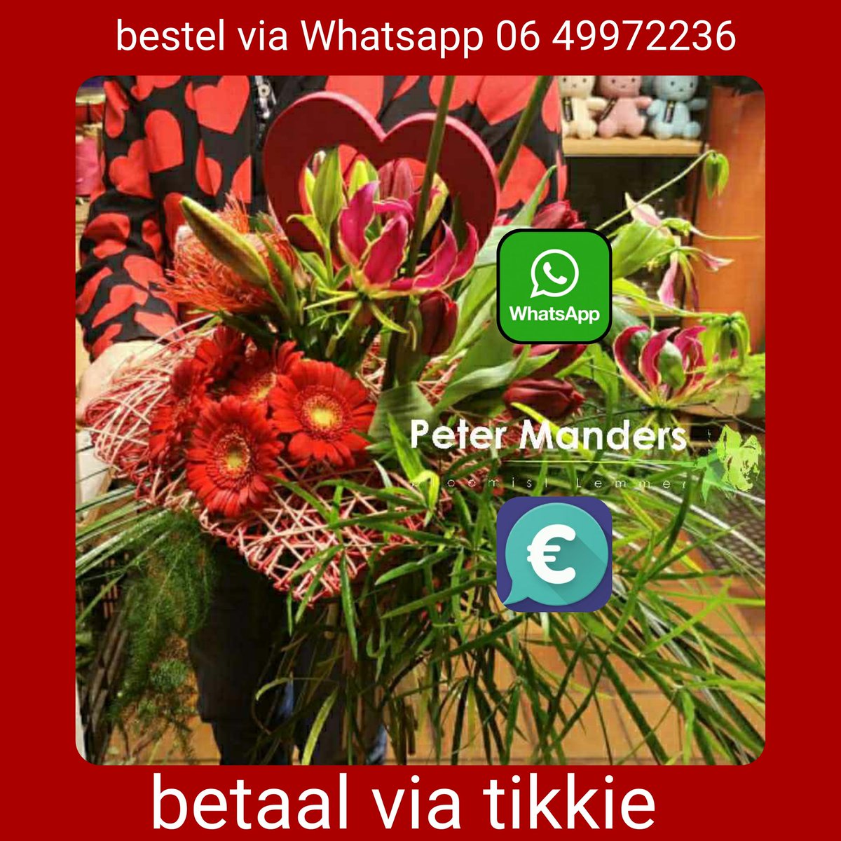 OEPS 

Je #valentijn vergeten?
goedmaker is zo geregeld
bij <a href="/peter_manders/">PMB</a> bloemist in #Lemmer 
handig en snel 
op petermanders.nl 
of kom naar de winkel dan maken we een speciaal boeket voor jouw enige echte VALENTIJN 
Bestellen via #Whatsapp kan ook, betaal via #tikkie