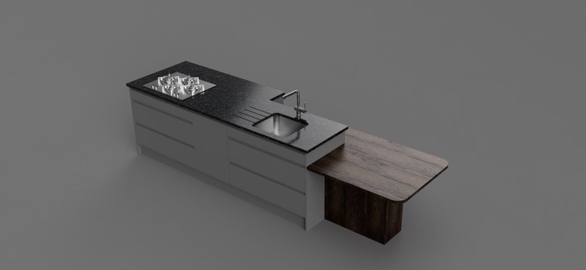 Handleless Kitchen design client, all to client specification and approval #kitchen #chester #design #cad #handleless