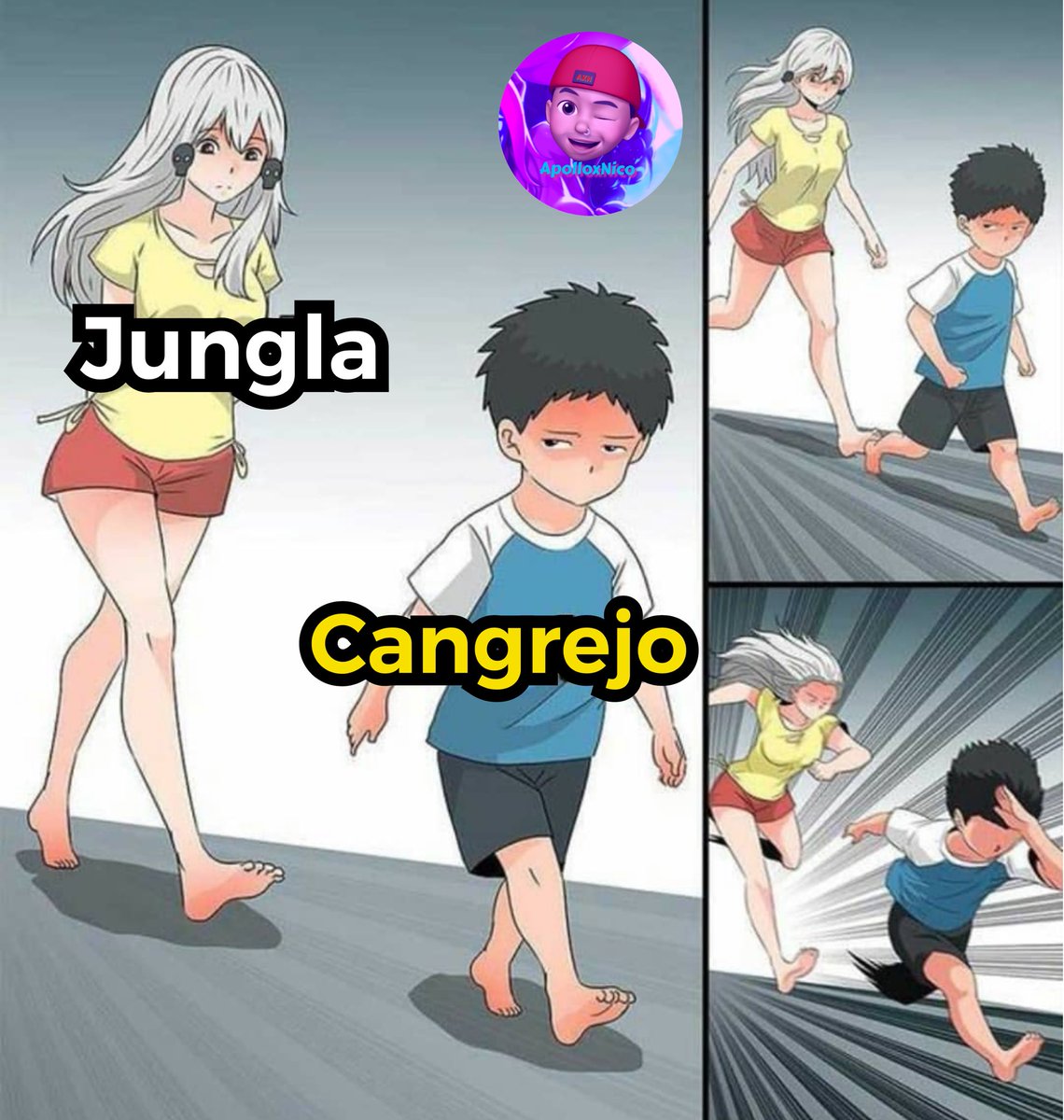 ApolloxNico's tweet image. Quédate quieto hijo de puta 😂🐸🦀 Jungla Problems  #lol #lolmemes #mordekaiser #grietadelinvocador #lolsports #las #tft #twitch #leagueoflegends #faker #leagueoflegendsmemes