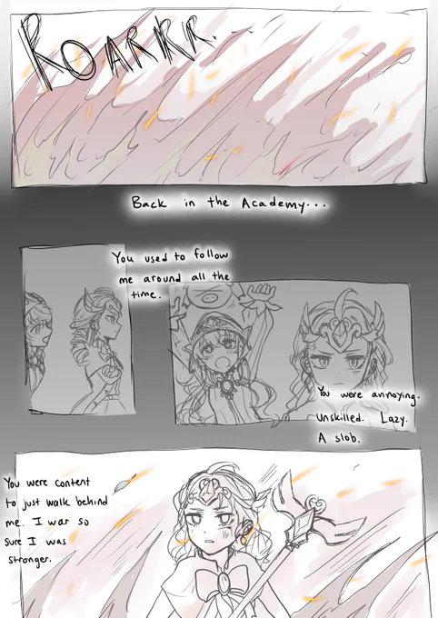 I don't have anything proper for Valentines... so have Kaitlyn and Wizard
Read left to right (my comics are very inconsistent with how it's read) 