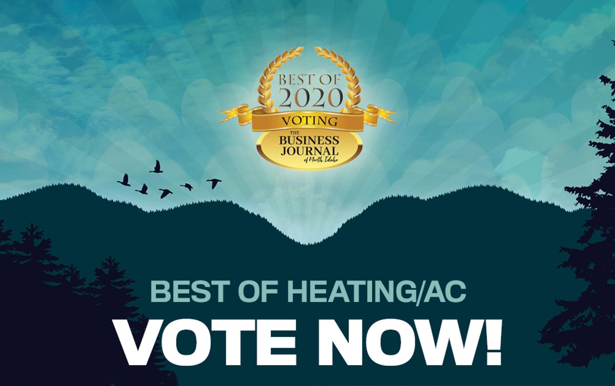 TrademarkMechan's tweet photo. Voting is now open for the CDA Press #Bestof2020 Awards! You nominated #TrademarkMechanical, now we hope you'll vote for us to earn first place in #HeatingAC! It's our honor to serve the northwest, and if you love our service, cast your vote at https://t.co/civIgU4yPl https://t.co/c3xwuMOoyP