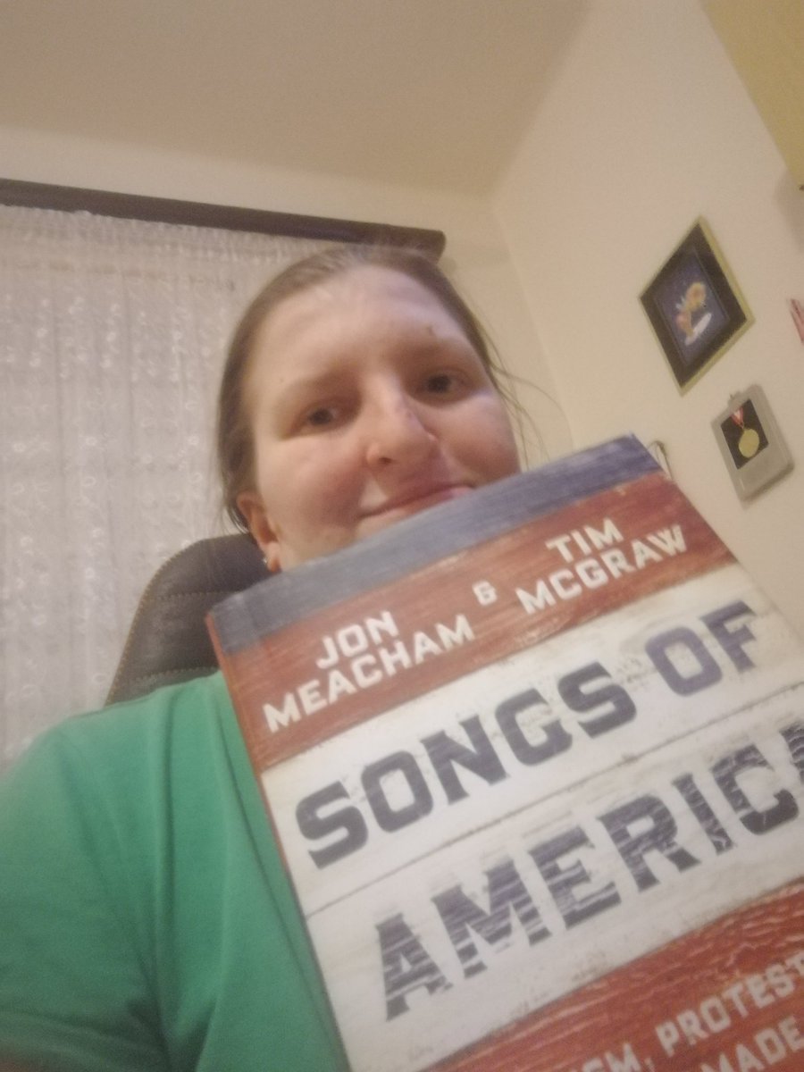 CountryJoanna's tweet photo. Here is my own copy of #SongsOfAmerica ๐๐ It's time to start reading ๐๐ Ps. It's my first ever book in English language at my bookcase @TheTimMcGraw @jmeacham #timmcgraw #englishbooks #Poland https://t.co/WGbaxY7xCv