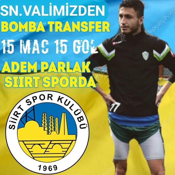 Sonunda forvet transferi gerçekleşti daha iyiye daha güzele doğru. 
Adem Parlak Siirtsporda. 
#siirtspor
