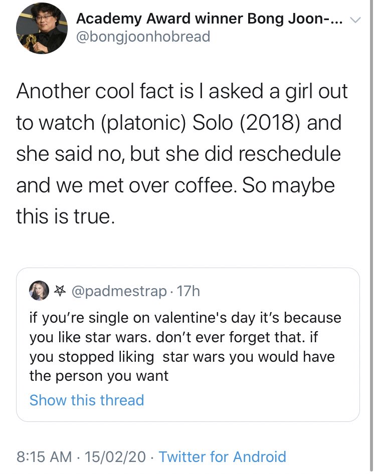 padmestrap's tweet image. brah.. all im gonna say is the sequels flopped so ur future relationships could prosper. take someone to see #BirdsofPray 💞