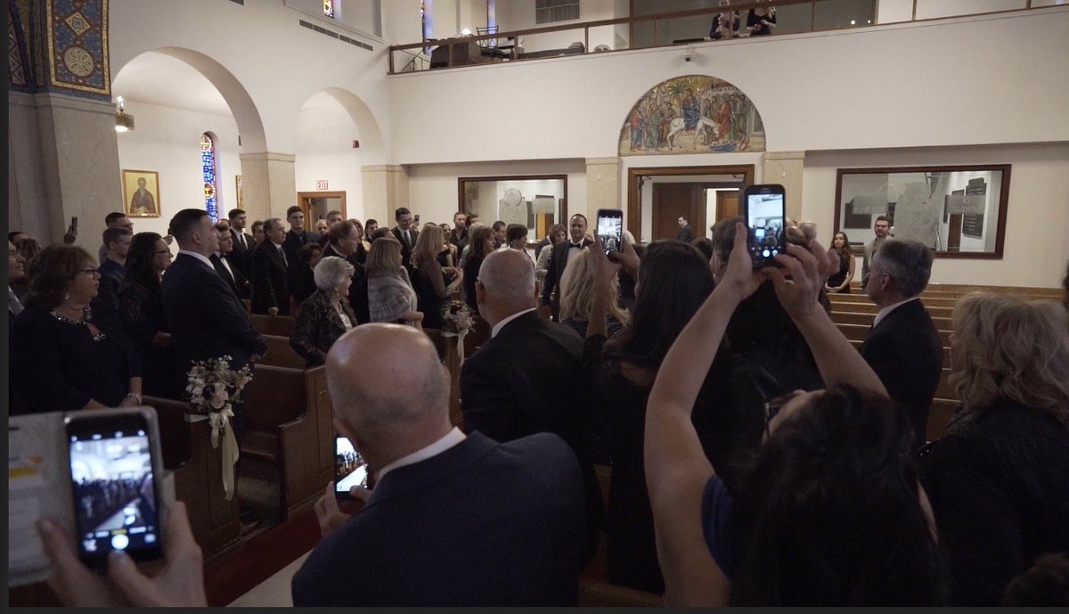 I hope everyone got their shots of the bride coming up the aisle. This is what the Bride &amp; Groom are going to see because this is where we were told to stand by the priest. The bride will thank you later when she has no photos or video of this moment. #blockedbride