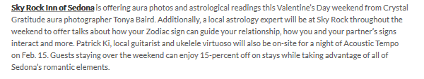 Valentine's Day is a perfect time to see where your relationship is steering towards. Join us for astrological readings, aura photography and music all weekend long!