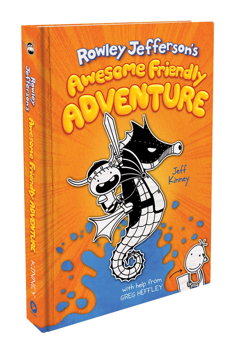 A new #AwesomeFriendlyAdventure
w/ #RowleyJefferson <a href="/wimpykid/">Jeff Kinney</a> is out for pre-order!! My kid said the first one slaps, can’t wait!! #ad amzn.to/3bDBcYy