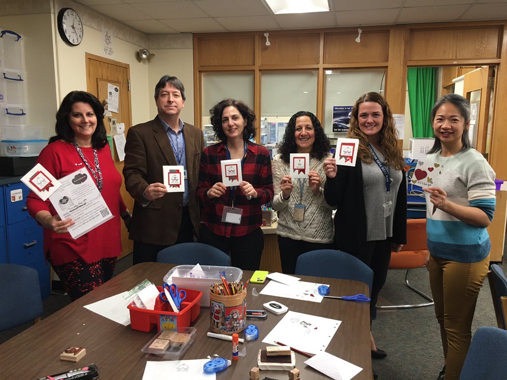 nhp_library's tweet photo. More photos from GEAR’s card workshop fundraiser #NHPpride #Valentine2020  #GEARfundraisingfun https://t.co/TG2AtSYwNJ