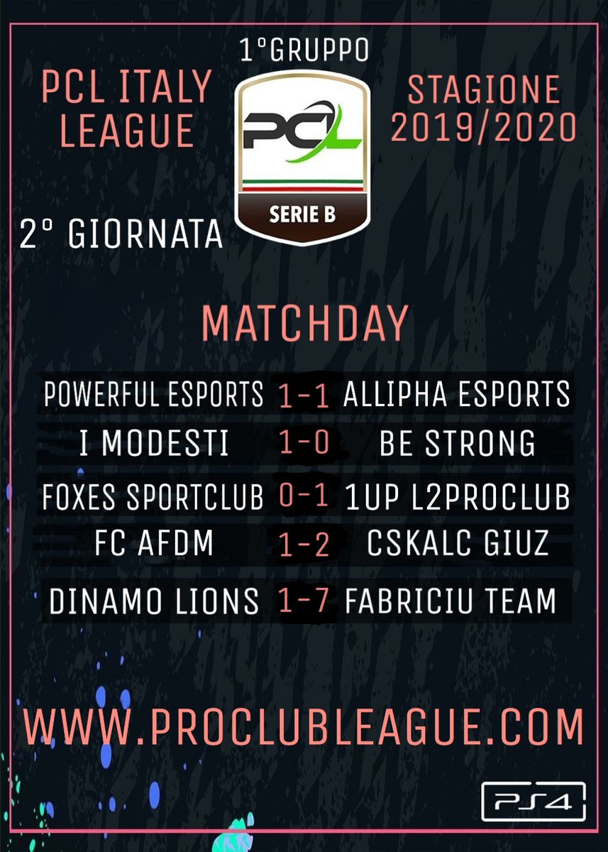 PCL Italy tweet media