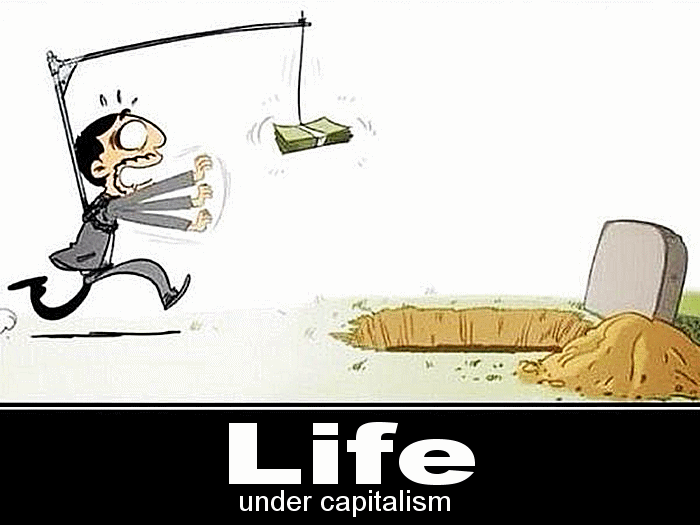 OfficialSPGB's tweet photo. The aim of socialism is not an increasing exploitation and intensification of labour that capitalism demands, but the utilisation of machinery, technology, science and invention to meet needs, diminish toil and maximise time for people to enjoy the benefits of social progress. https://t.co/2JzF0S7UO7