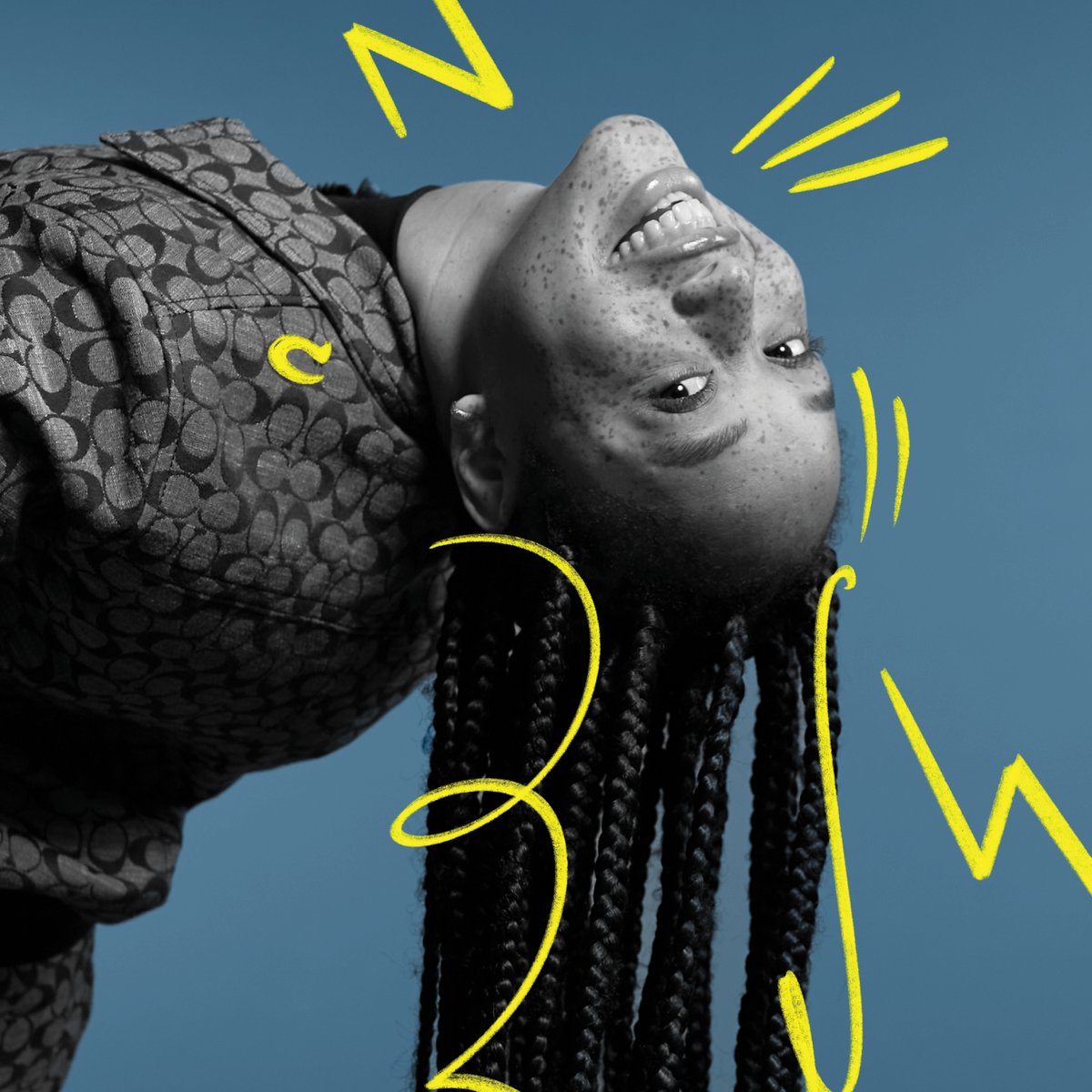 Coach's tweet photo. Inspired! #SalemMitchell whips up a little artsy, playful energy at our #CoachFW20 portrait studio. #CoachNY #NYFW https://t.co/VFhb9HJExo