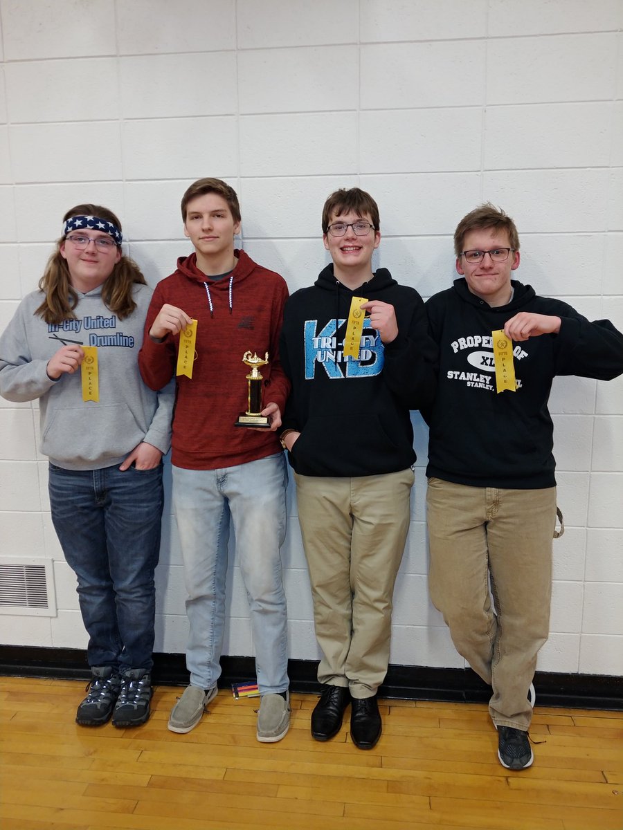 TedDoyle68's tweet photo. TCU Knowledge Bowl Black team earns a Fifth place finish out of 57 teams at the Cleveland meet on February 14. Way to go Titans!!! https://t.co/xW6gWLbdMQ