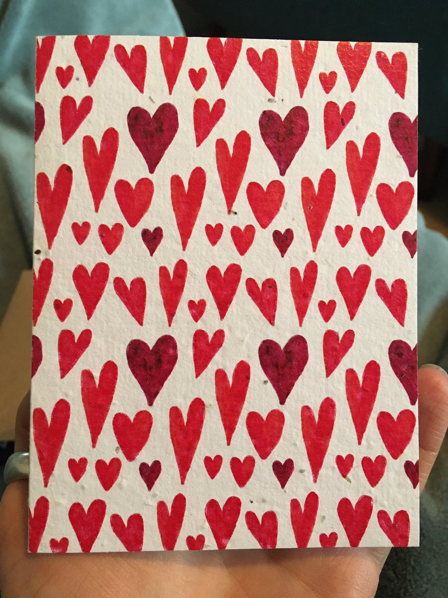 zlnhoney_zoe's tweet photo. Love my valentine wildflower seed card by @HMillustrates can't wait to plant it #wildflowerseedcard #seededcard https://t.co/jt8dUz416l