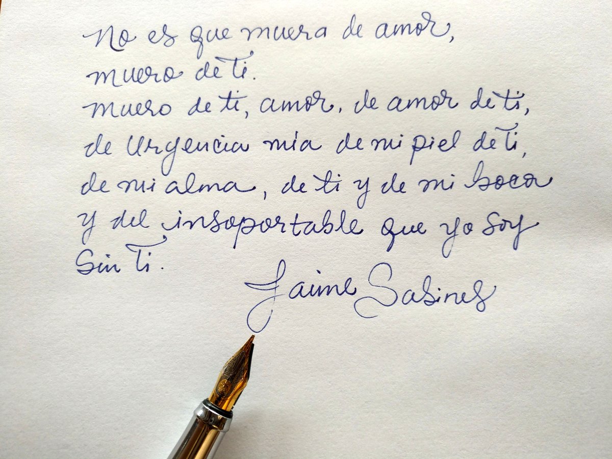BibloRedBogota's tweet photo. Todos los días son apropiados para hablar de amor. ¿A quién le dedicas estas palabras del mexicano Jaime Sabines? ❤️
#SanValentin2020 #SanValentín https://t.co/3LHIw3dywf