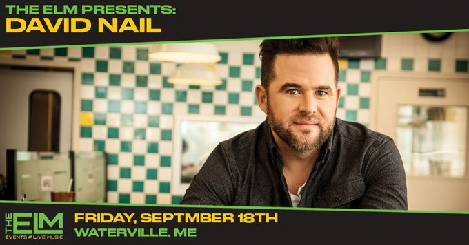 TheElmME's tweet photo. Tickets went on sale today for @davidnail, and they are selling so fast we broke the internet for a few minutes! We are up and running now, so grab you tickets before the best seats are taken at https://t.co/EsgqcAJl4z! https://t.co/oj6G1G4nYE