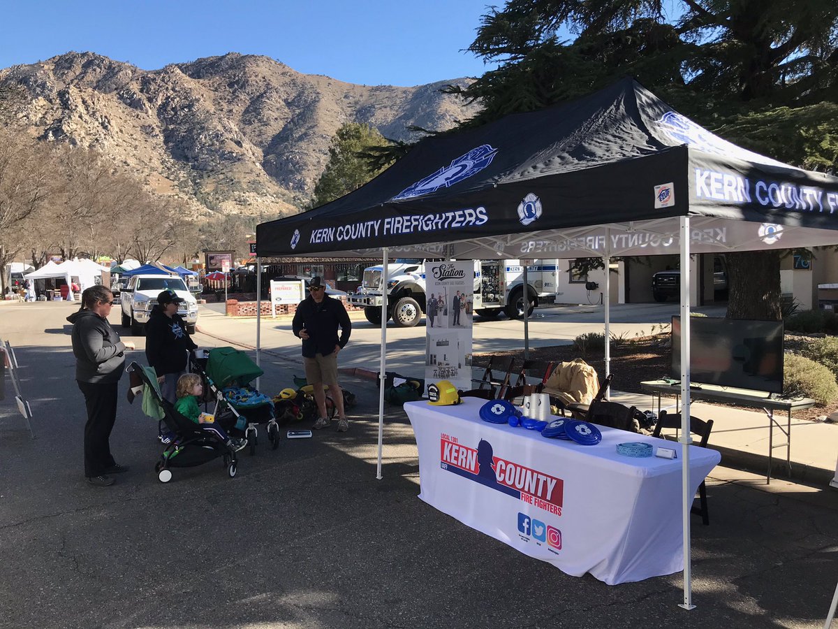 Our “Whiskey Flat Days” booth is open! Come out to see us to learn about what we do and for a chance to win a commemorative helmet. We are in front of Station 76 in Kernville.