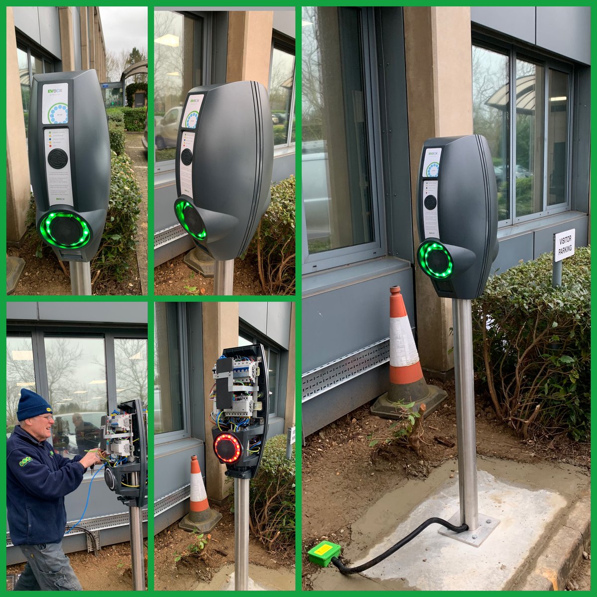 Great way to end the week with a install of a 7.4kw EVBOX Double businessline in Milton Keynes 👍🏻🚗🔌🔋⚡️ #fsg #evbox #ev #charger #install #miltonkeynes #partner