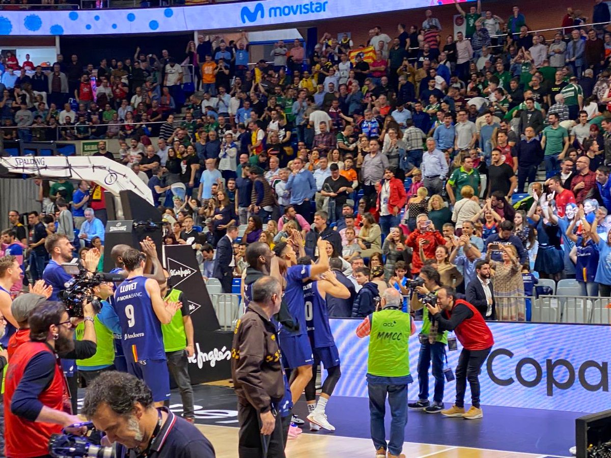 Democrates_and's tweet photo. 🏀👏 @morabancandorra a semifinals de la Copa del Rey! 

🇦🇩Felicitats a tot l’equip i afició!

Demà més!

#ACBCopa https://t.co/0a4IcXLH1D
