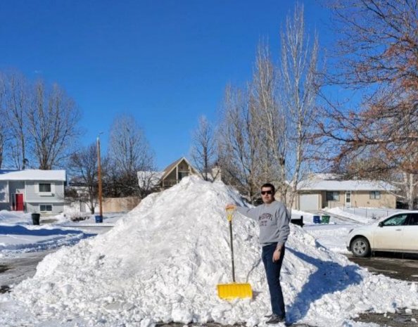 Beautiful day in Sheridan, WY! A little aerobics to get the day going!