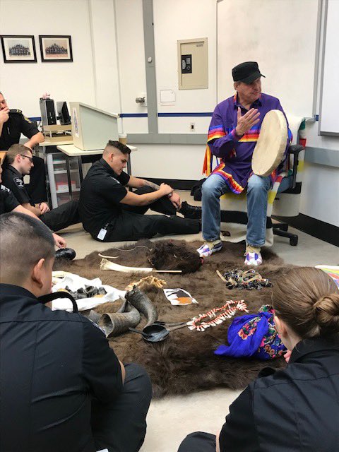 ACC_PS's tweet photo. Class 16 was honoured to meet and listen to Dakota Elder Mr. Eugene Ross earlier this week. Thank you for your teachings on the traditional uses of the Buffalo, and the history of residential schools. https://t.co/leJFxwdEZT