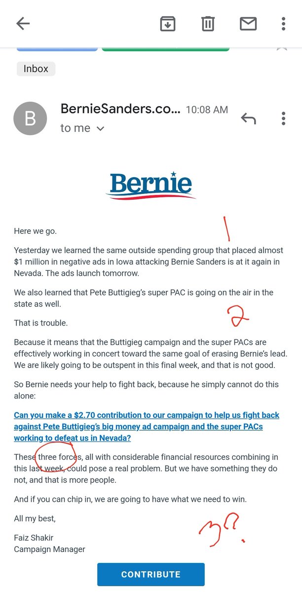 but_their's tweet image. Is #BernieMath a thing? Because 1 + 1 = 3 in this email.