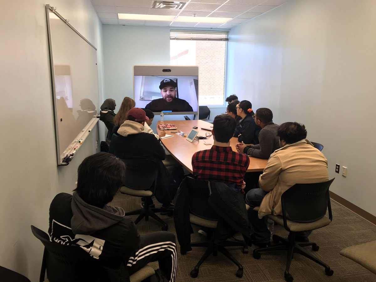 #CreativeCareers Industry Week is finally over. Thank you <a href="/MasonLLL/">Leon Langford</a> and <a href="/HankJigs/">Hank Jones</a> for sharing your journey and experiences on pursuing a career in Hollywood! #MasonNation