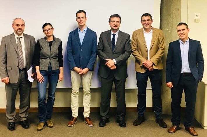 UOrganicchem's tweet photo. Second great story of the week! Miguel Angel Revuelta successfully defended his PhD. Thesis! Great job,  congratulations Miguel and supervisors, Gema de la Torre and Tomas Torres, and to the entire Torres Team https://t.co/Gxz81lWEsA