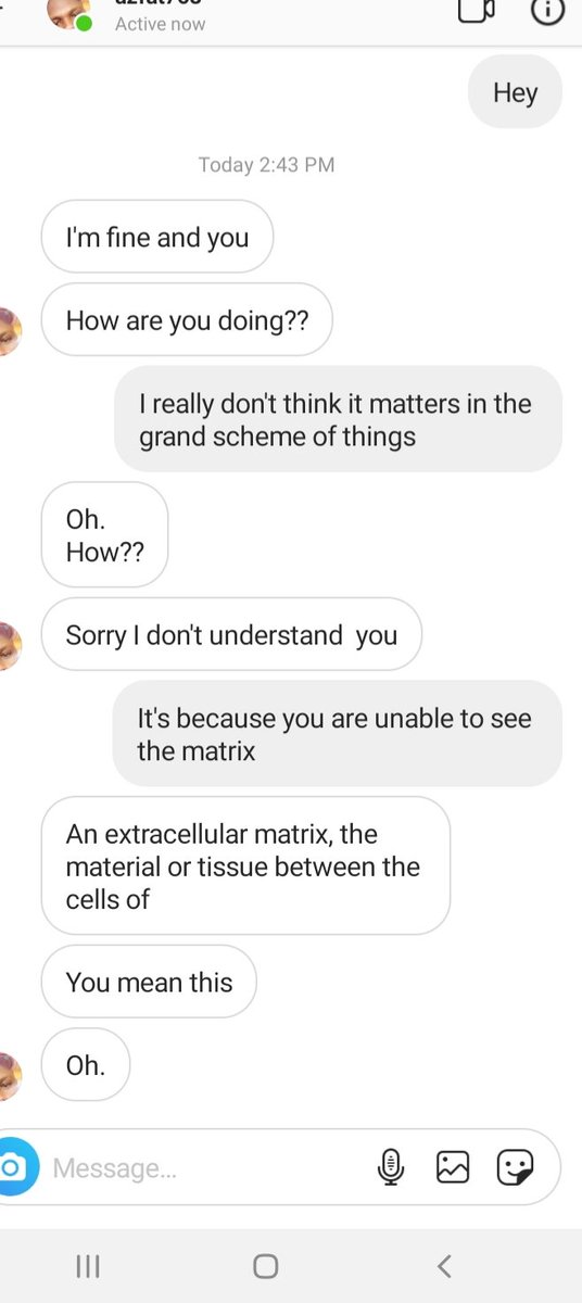 PamelaGregoire1's tweet image. #reverseTrolling 
#notInTheMood
#matrixWentOverHisHead