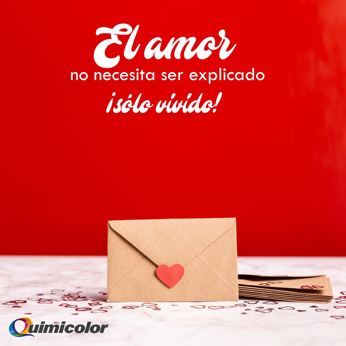 PQuimicolor's tweet photo. Hoy en el #diadelamorylaamistad #SanValentin haz todo con amor. 

#Pinturas #Quimicolor #pinturasquimicolor #14Feb #amor #amistad #instasanvalentin #Hogar #Venezuela #Decoracion #Industrial #Automotriz #Construcción https://t.co/ICqPo43xO1